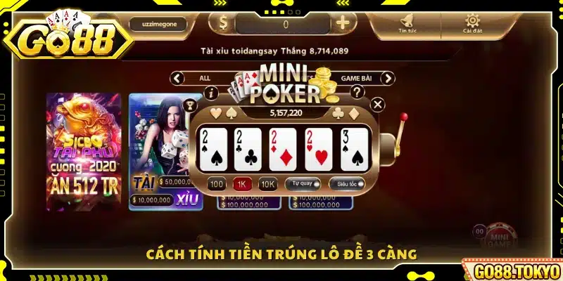 Tổng quan về trò chơi Mini Poker Go88